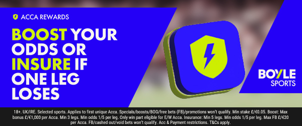 BoyleSports football odds insure your acca at boylesports if one leg loses